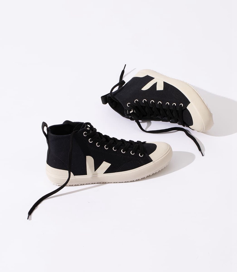 Veja Trainers Mens Black - Nova Ht Canvas - HVYW-12046